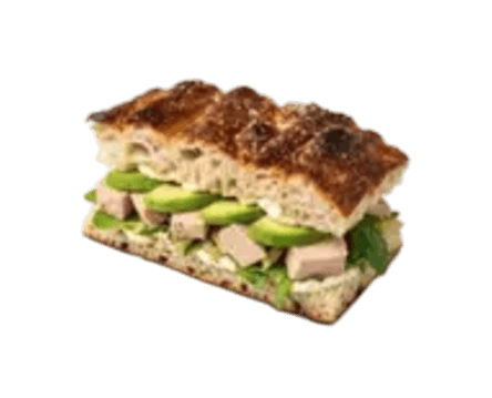 Tun- og avocadosandwich
